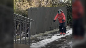 While Europe swelters, New Zealanders ski in city streets (VIDEO)