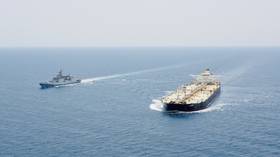 Indian Navy escorts oil tankers through Red Sea chokepoint