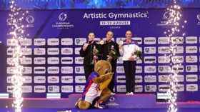 Russian athletes dominate women’s all-around at European Gymnastics Championship