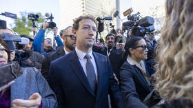 Meta CEO Mark Zuckerberg arrives at the Los Angeles Superior Court in Los Angeles, California, February 18, 2026