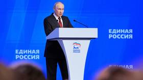 Putin’s speech at Russia’s ruling party congress: As it happened