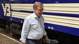 German Foreign Minister Johann Wadephul on his way from Poland to Ukraine.