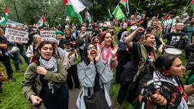 Palestine Action supporters protest near Woolwich Crown Court in London, England, June 12, 2026