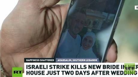 RT speaks to husband of Lebanese bride killed in Israeli airstrike (VIDEO)
