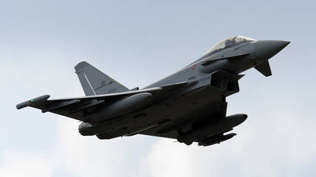 NATO scrambles jet over flock of birds