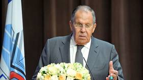 Russian Foreign Minister Sergey Lavrov speaks at the MGIMO University in Moscow, Russia, on September 7, 2026.