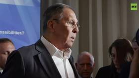 Lavrov speaks to media at Valdai Discussion Club