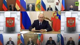 LATEST: Putin holds meeting with newly elected heads of Russian regions