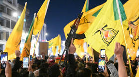 Kataib Hezbollah militants in Basra, Iraq on March 2, 2026.