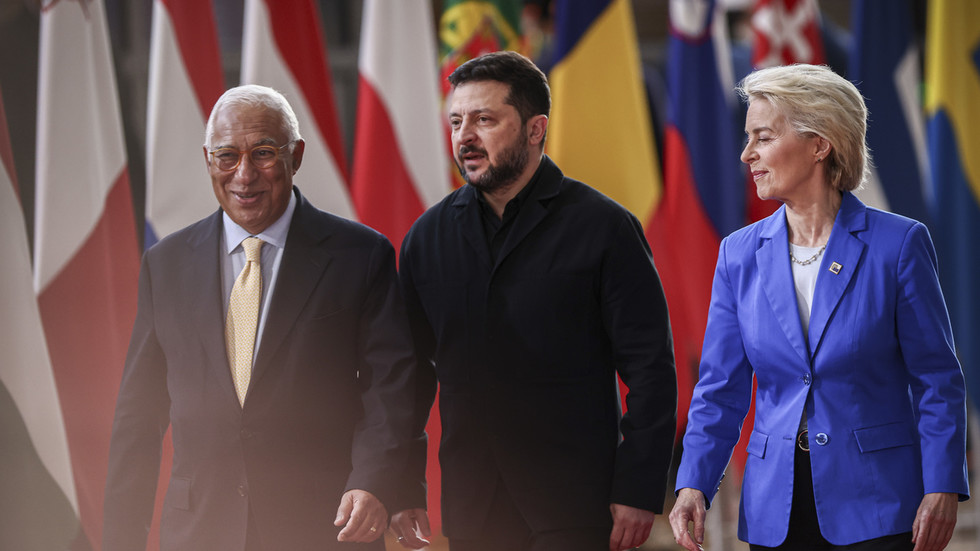 EU summit: Zelensky brings begging bowl to Brussels under Trump cloud