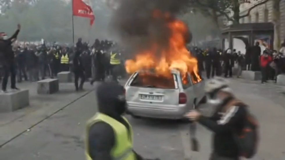 Tear gas fired as protests erupt across France (VIDEOS)