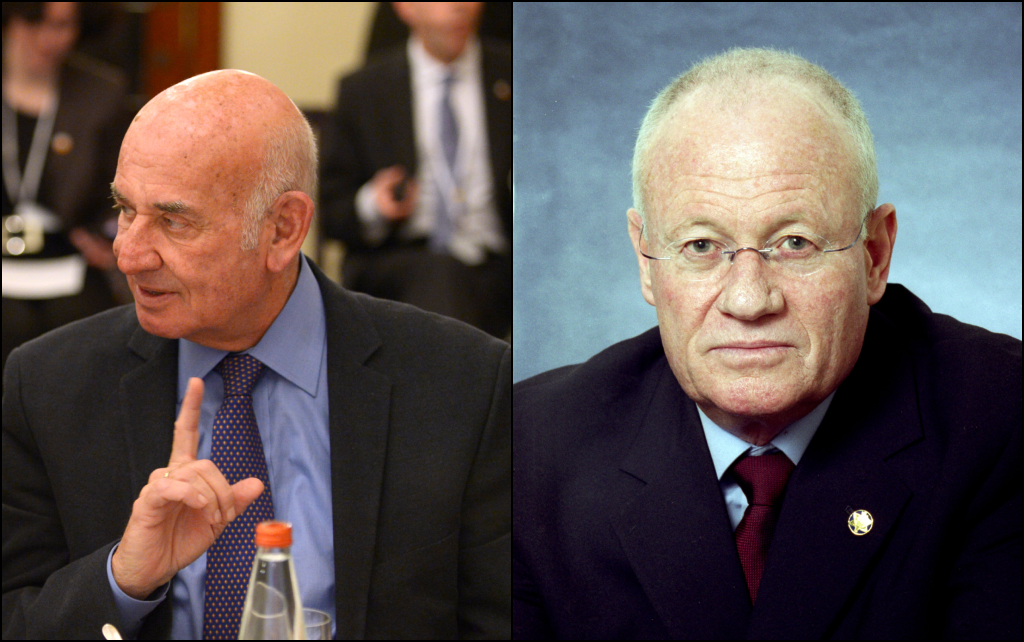 Yaakov Perry (L) and Danny Yatom