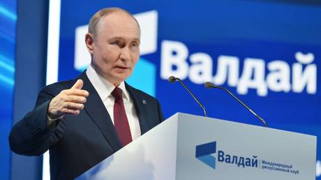 Putin&rsquo;s Valdai keynote: The Rusian president is addressing the renowned forum