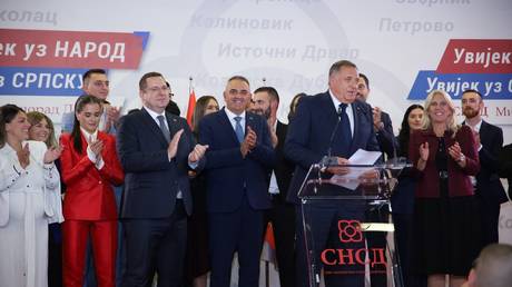 West-defying Serb leader celebrates victory in Bosnia and Herzegovina election