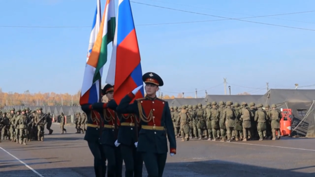 Russia and India launch military drills on land, sea and air