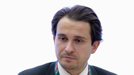 Tatarstan’s Deputy Digital Development Minister Bulat Gabdrakhmanov at the Russia-India TIME Business Forum in Kazan.