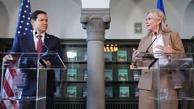 US Secretary of State Marco Rubio and Icelandic Foreign Minister Thorgerour Katrin Gunnarsdottir met shortly after a US-Dannish basing deal involving Greenland was signed.