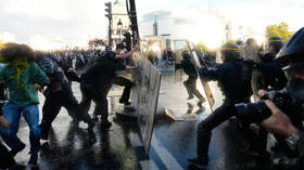 WATCH French student protests descend into chaos