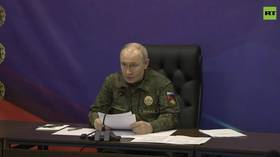 LATEST: Putin visits joint group of forces auxiliary command post