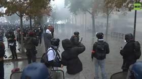 Students protest in Paris
