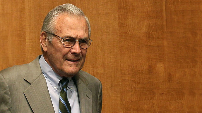 No apologies: Donald Rumsfeld