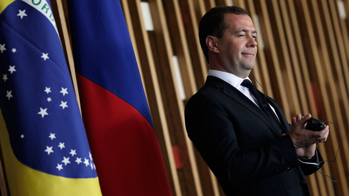 ‘Ours is a young civil society and a young, developing democracy’ – Medvedev to O Globo