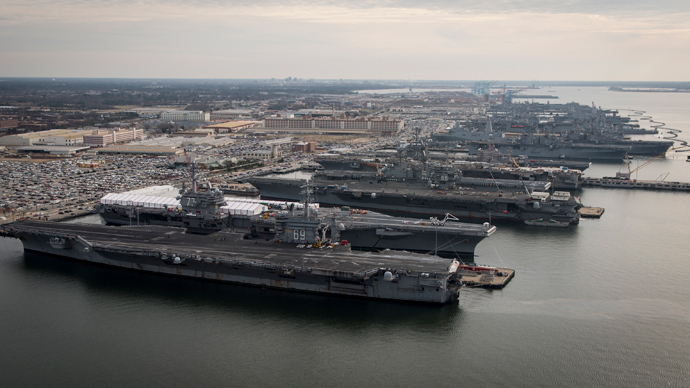 Aircraft carriers USS Dwight D. Eisenhower (CVN 69), USS George H.W. Bush (CVN 77), USS Enterprise (CVN 65), USS Harry S. Truman (CVN 75), and USS Abraham Lincoln (CVN 72) (Reuters)