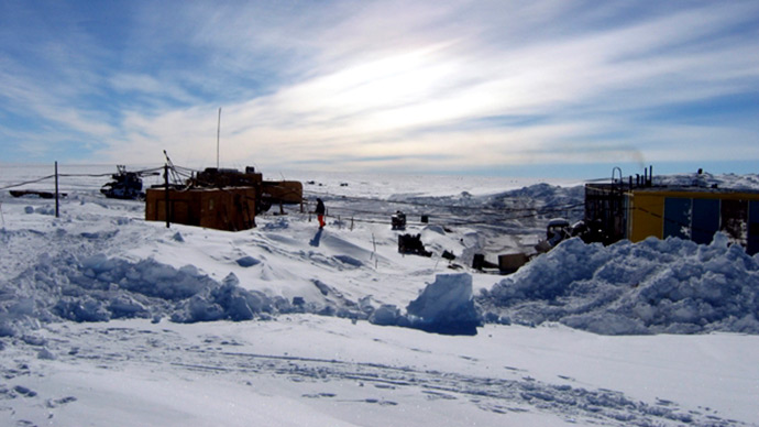 Vostock research camp in Antarctica (Reuters / Alexey Ekaikin)