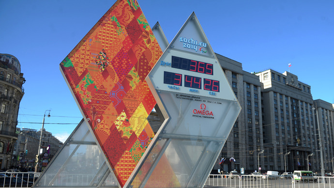 Sochi Paralympics countdown launched on Red Square