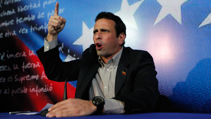 Capriles joins Venezuelan presidential race