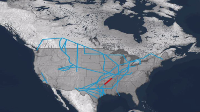 Pegasus crude oil pipeline, US