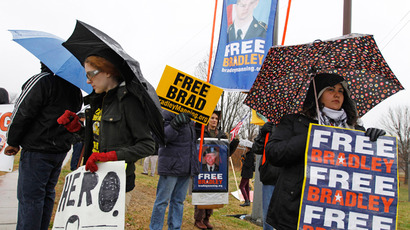 Worldwide protests ahead of Bradley Manning's Monday trial