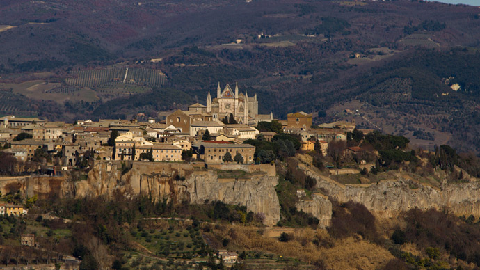 Complesso di Santa Maria della Stella a Orvieto, one of the heritage sites being rented out to foreign enterprise.