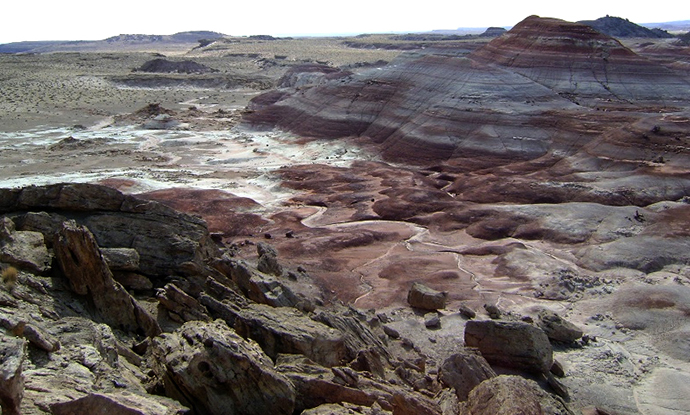 An overview of the canyon in the San Rafael Swell, Utah, where the MDRS is located (Image from Flickr user MDRS.Photos)