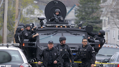 Gunfire, explosions in Watertown linked to Boston bombing