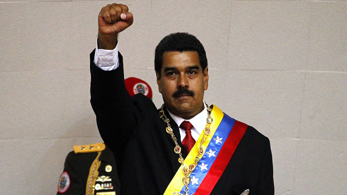 Venezuela’s Maduro sworn into office as vote recount looms