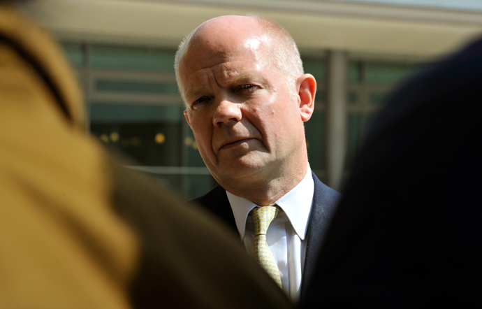 William Hague (AFP Photo / Georges Gobet) 