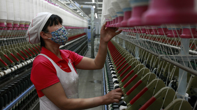 Weak Chinese manufacturing data disappoints markets