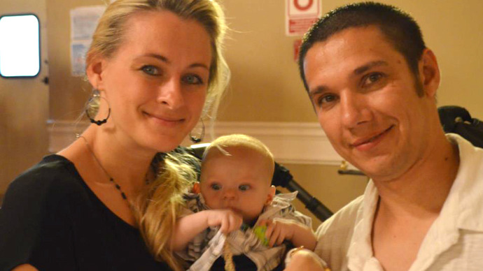 US Russian couple seeking answers after police 'ripped baby from their arms'