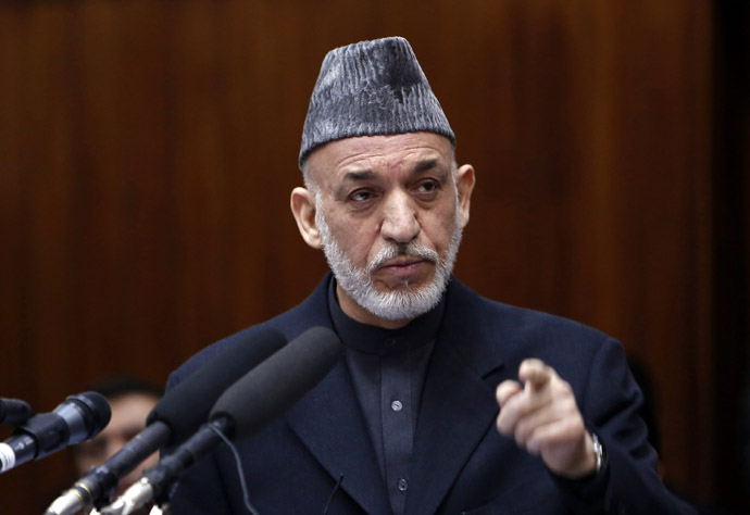 Afghanistan's President Hamid Karzai (Reuters/Mohammad Ismail)