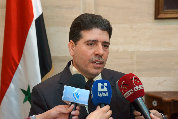 Syrian Prime Minister Wael Halqi (Photo by Nadezhda Kevorkova)