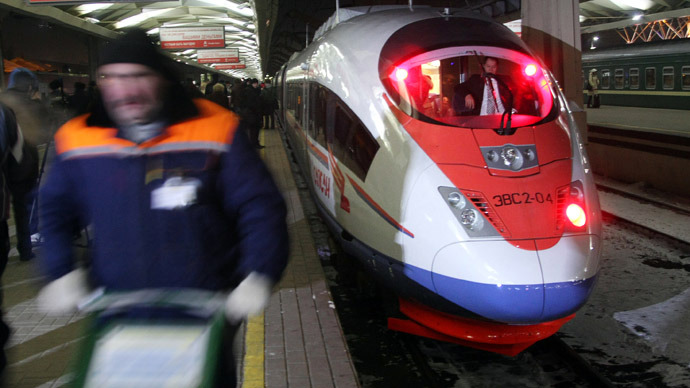 Speeding up trains in Russia