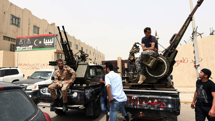 Grad missiles, anti-aircraft guns: Armed men surround Libya Justice Ministry