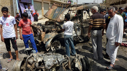 76 killed in and outside Baghdad in a string of bombings