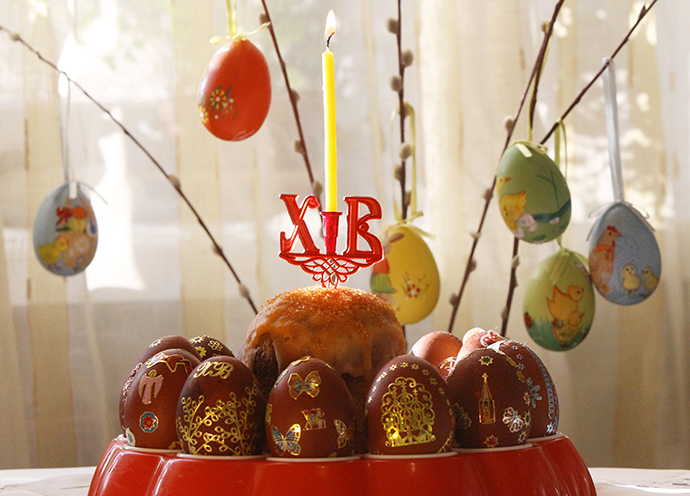 Easter cake. (RIA Novosti / Vladimir Fedorenko)