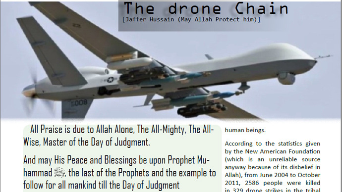 New English-language jihadi publication calls on Muslims to hack US drones