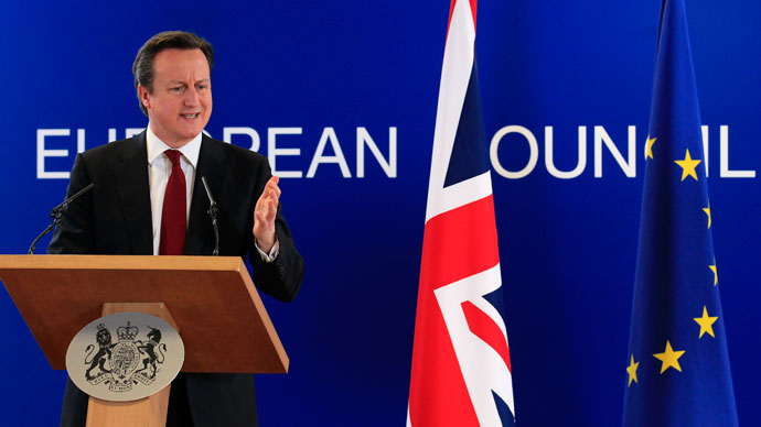 Britain's Prime Minister David Cameron.(Reuters / Yves Herman)