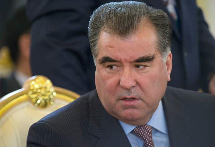 The President of Tajikistan Emomali Rahmon (RIA Novosti/Sergey Guneev)