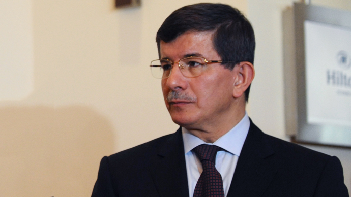 Turkish Foreign Minister Ahmet Davutoglu. (AFP Photo / Bulent Kilic)