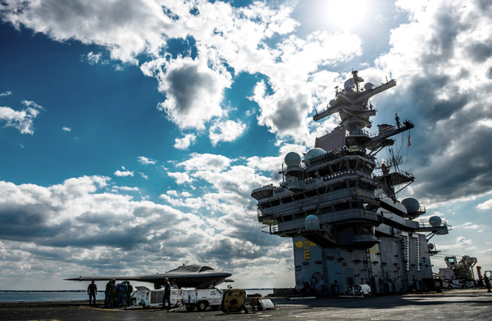 bush aircraft carrier quarters